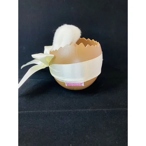 Anne Geddes Baby Bunny in Easter Egg No F714651 Caucasian Collectable Vntg 2000 - Picture 7 of 12